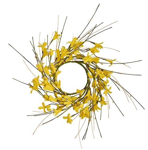 Candle Ring Forsythia 3.25"