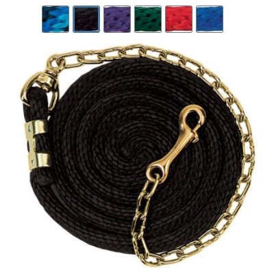 Lead Rope W/ Chain Assorted Colors