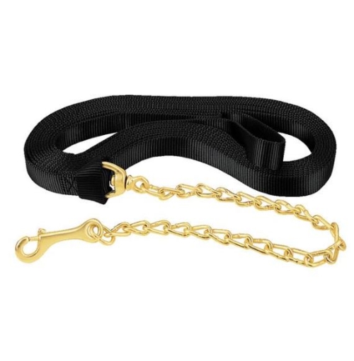 Lunge Line Nylon Black 24' W/ 24" Chain