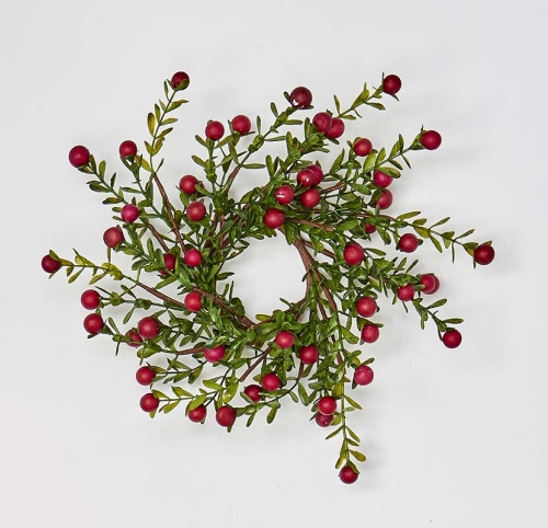 Candle Ring 2.25" Boxwood&Berry