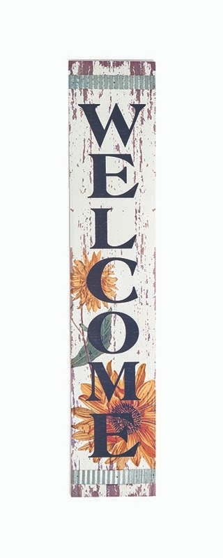 Sign Welcome 47" Sunflower