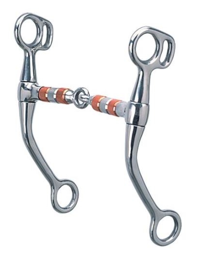 Horse Bit Tom Thumb With Copper Rollers