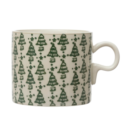 Mug 12oz Xmas Trees