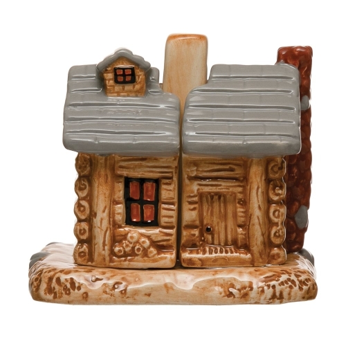 S&P Shaker Set Log Cabin