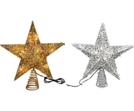 Tree Topper Star 10 Slv/gd