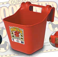 Hook Over Bucket 12Qt Black