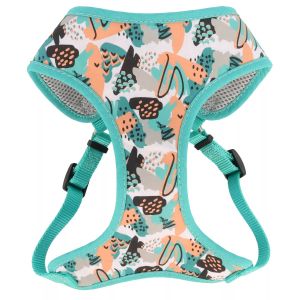 Coastal Ribbon Designer Harness Md Teal Abstract