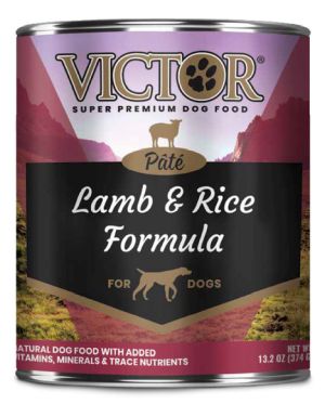 13.2Oz Victor Dog Lamb Rice Pate