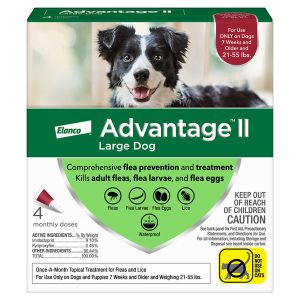 Advantage Ii 21-55# Dog 4pk