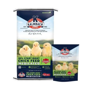 Kalmbach Start Right Chick Starter Medicated 18% Crumble 10lb