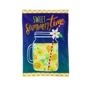 Garden Flag Sweet Summer Mason Jar