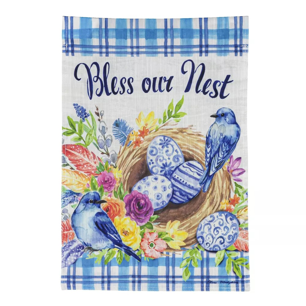 Garden Flag Birds Nest