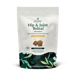 Hip & Joint Releaf Large Dog Peanut Butter Banana Edibites 7.5oz