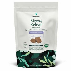 Stress Releaf Large Dog Peanut Butter & Carob Edibites 7.5oz