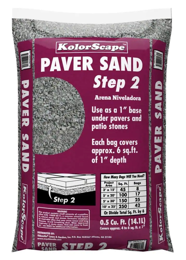 PATIO Base STEP 2 LEVELING SAND