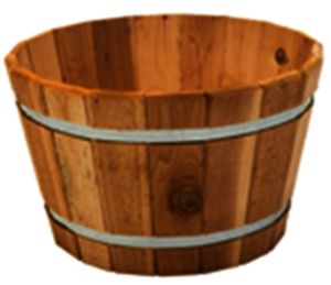 20x12 Cedar Tub Planter