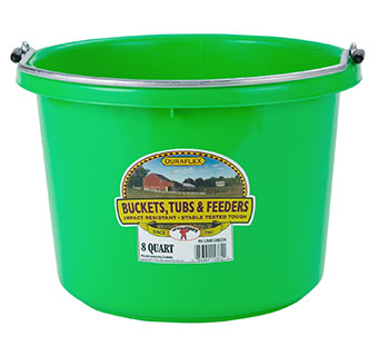 Bucket Round 8Qt Lime