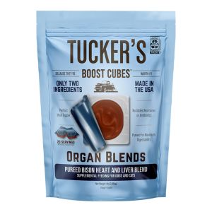 Tuckers Boost Cube Organ Blends Bison Heart 1Lb