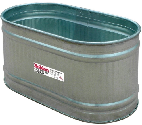 Stock Tank Galvanized 2x2x4 95G