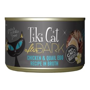 5.5oz Tiki Cat After Dark Chicken & Quail Egg