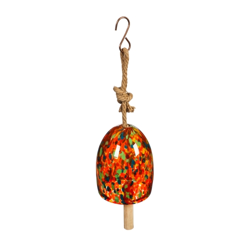 Chime Glass Bell Orange