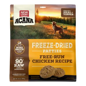 14oz Acana Freeze Dried Grain Free Chicken Patties