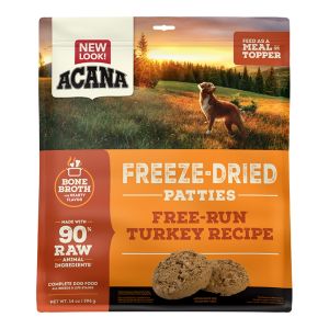 14Oz Acana Freeze Dried Grain Free Turkey Patties