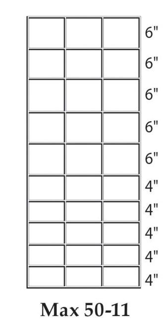 Wire Combo Panel 4"x4" to 6"x6" 50"X16' 6G