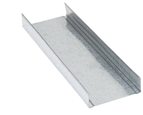 3 5/8"x10' Metal Track 20ga