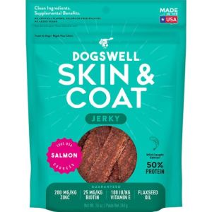 Dogswell Skin & Coat Salmon Jerky 10oz