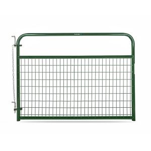 6ft 2x4 Wirefilled Grn Ptd Gate