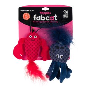 Fabcat Lobster & Octopus Toy