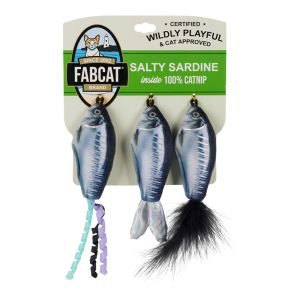 Fabcat Foodie Salty Sardines Toy