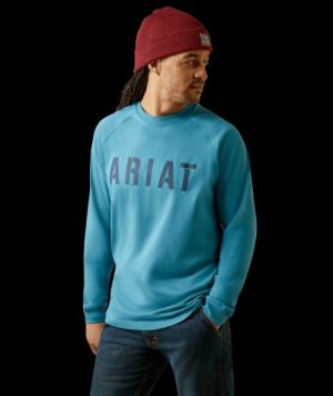 Ariat Mens Re-bar CottonStrong Block T-Shirt