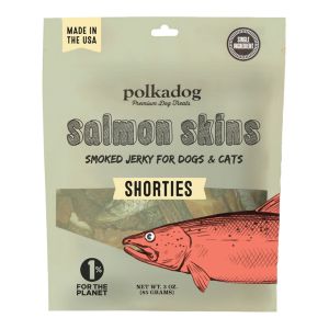 3oz Polka Dog Salmon Skin Jerky