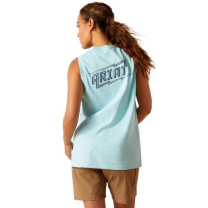 Ariat Womens Re-Bar Cotton Strong Bolt Tank Top