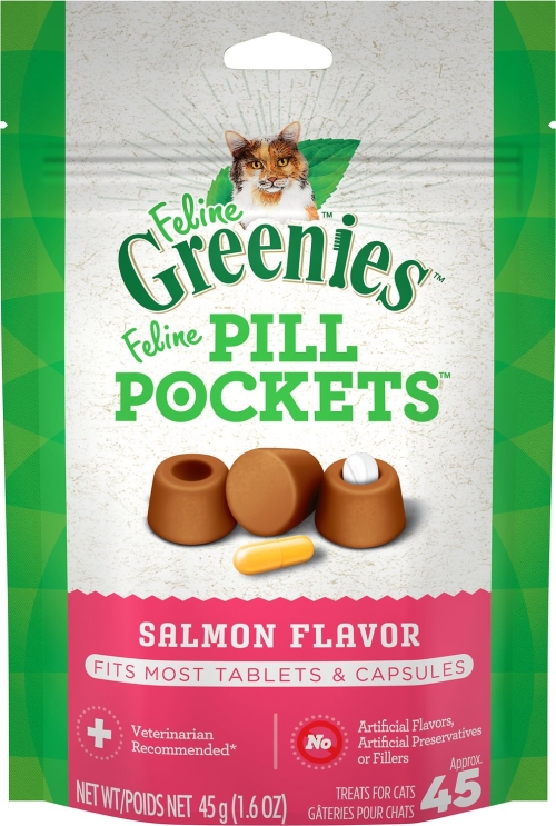 Greenies Pill Pocket Cat Salmon