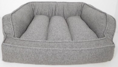 Pet Bed Arlee Charlie Ortho Sofa Gray 41"