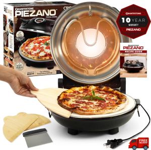 Granitestone Piezano Matte Black Electric Pizza Oven