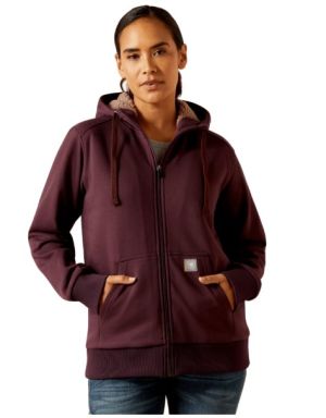 Ariat Womens Re-bar All-Weather Sherpa Full Zip Hoodie