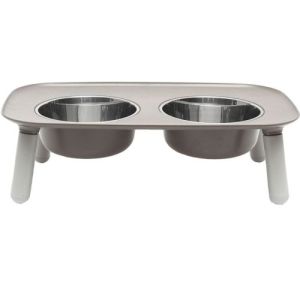 Messy Mutt Elevated Double Feeder