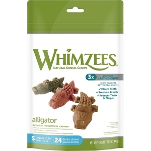 Whimzees Small Alligator 24Ct