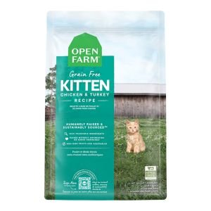 Open Farm Grain Free Kitten Chicken & Turkey Recipe 4lb