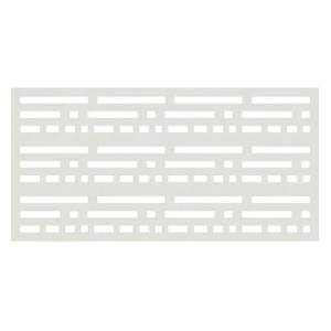 2X4 Morse White Decorative Screen Panel