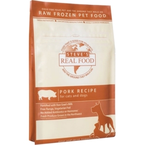 Steve's Real Food Dog & Cat Frozen Pork Nuggets 5lb
