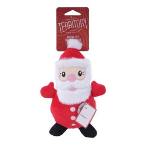 Ter Plush Santa Dog Toy
