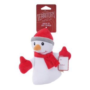 Ter Sm Plush Snowman Dog Toy