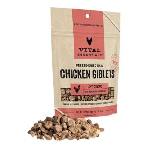 Vital Essentials Cat Freeze Dried Treat Chicken Giblet 1oz