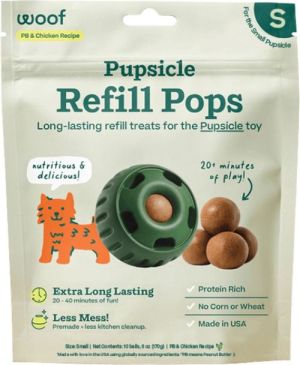 Woof Pops Chicken & Peanut Butter Small 6oz