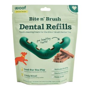 Woof Dog Bite n Brush Refills 18pk